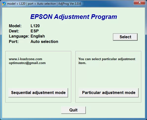 Epson Adjustment Program L120 (ESP)